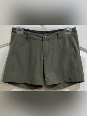 Patagonia Olive Green Happy Hike Shorts Size 2